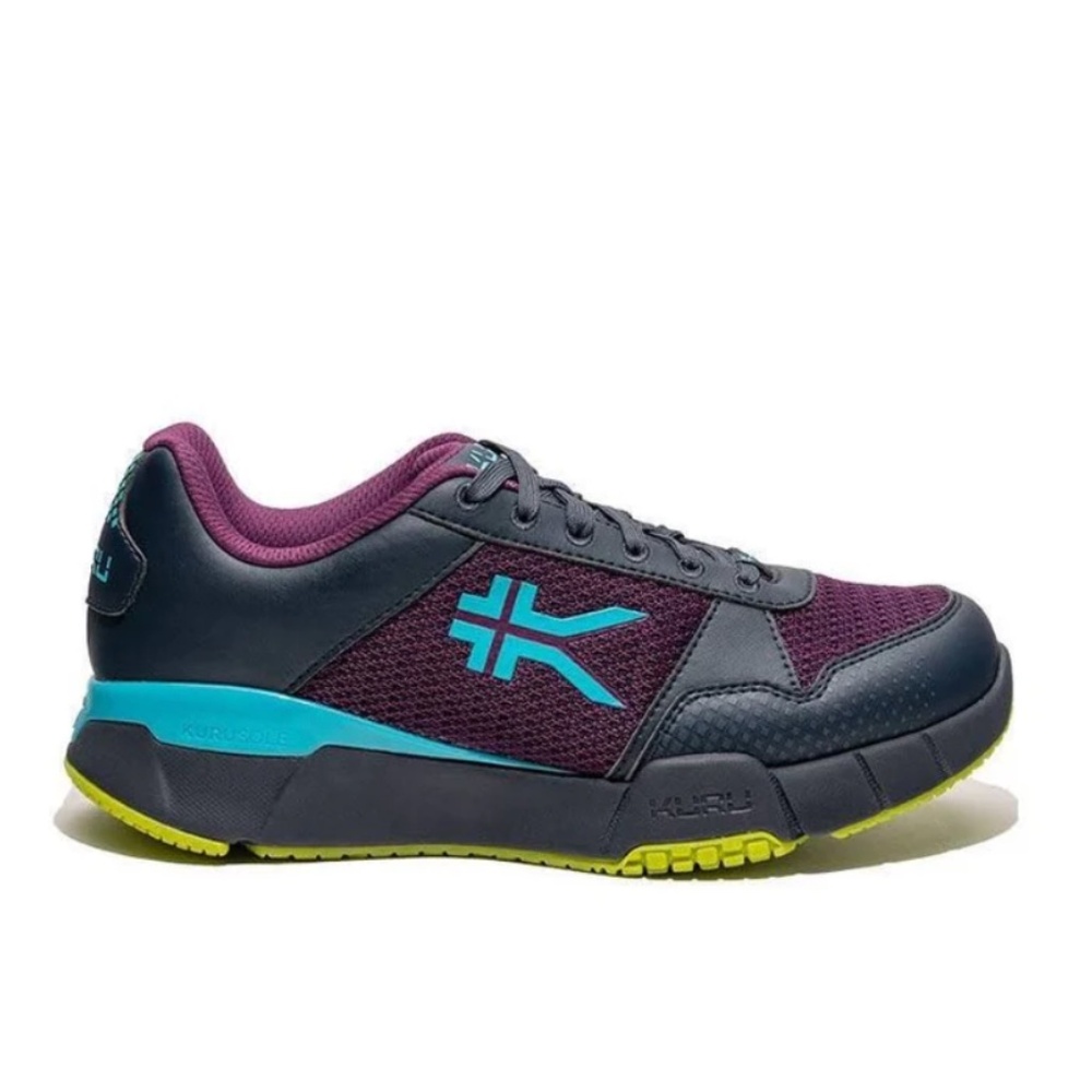 NWT KURU Quantum 2 Women's Athletic Walking Shoes Purple Navy Blue 8.5M